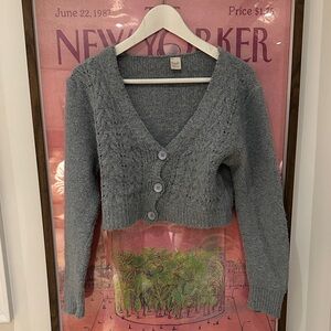 SIMONS CROPPED CARDIGAN